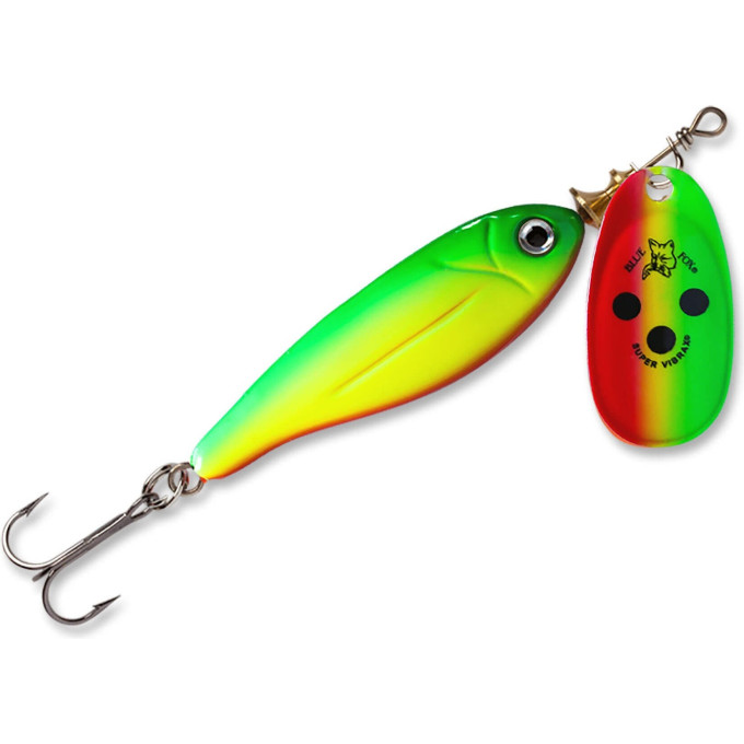 Блесна вращающаяся BLUE FOX Minnow Super Vibrax 1 /GYR / 5гр. BFMSV1-GYR
